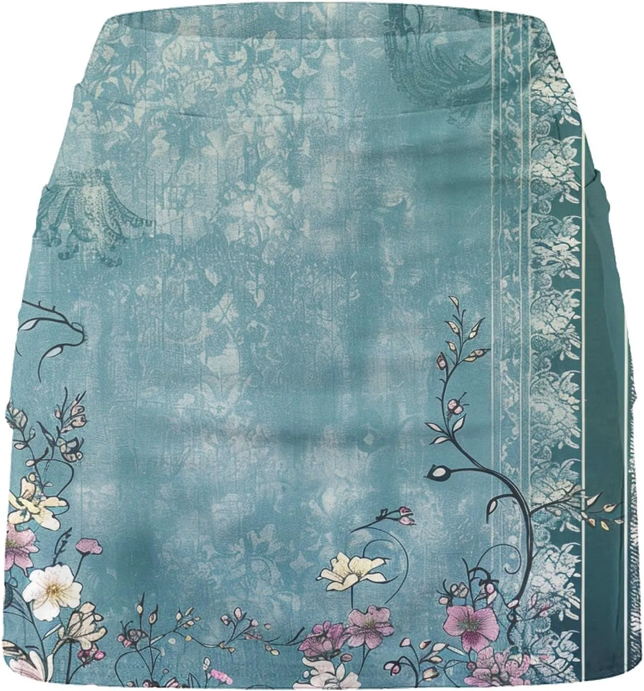 Women's High-Waist Skirts Plus Size Yoga Sports Golf Skorts Tennis Skirt with Shorts Casual Bottoming Skirts