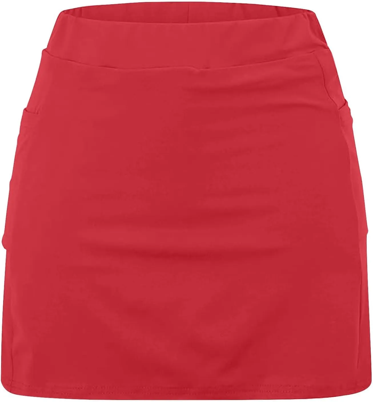 Women's High Waisted Skirt Shorts Summer Casual Sports Shorts Plus Size Bottoming Skirts Golf Tennis Skorts