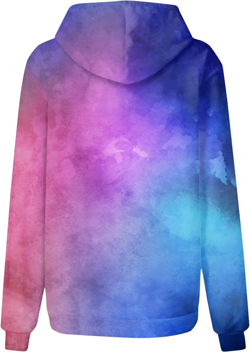 Womens Hoodies Long Sleeve Loose Sweatshirt Graphic Top Drawstring Pullover Hooded Hoodie Fall Outfits with Pocket