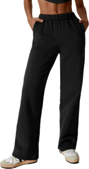 Womens Leisure Sweatpants for 2024 New,Womens Tall Sweatpants,Straight and Wide Leg Sweatpants Women with Pocket