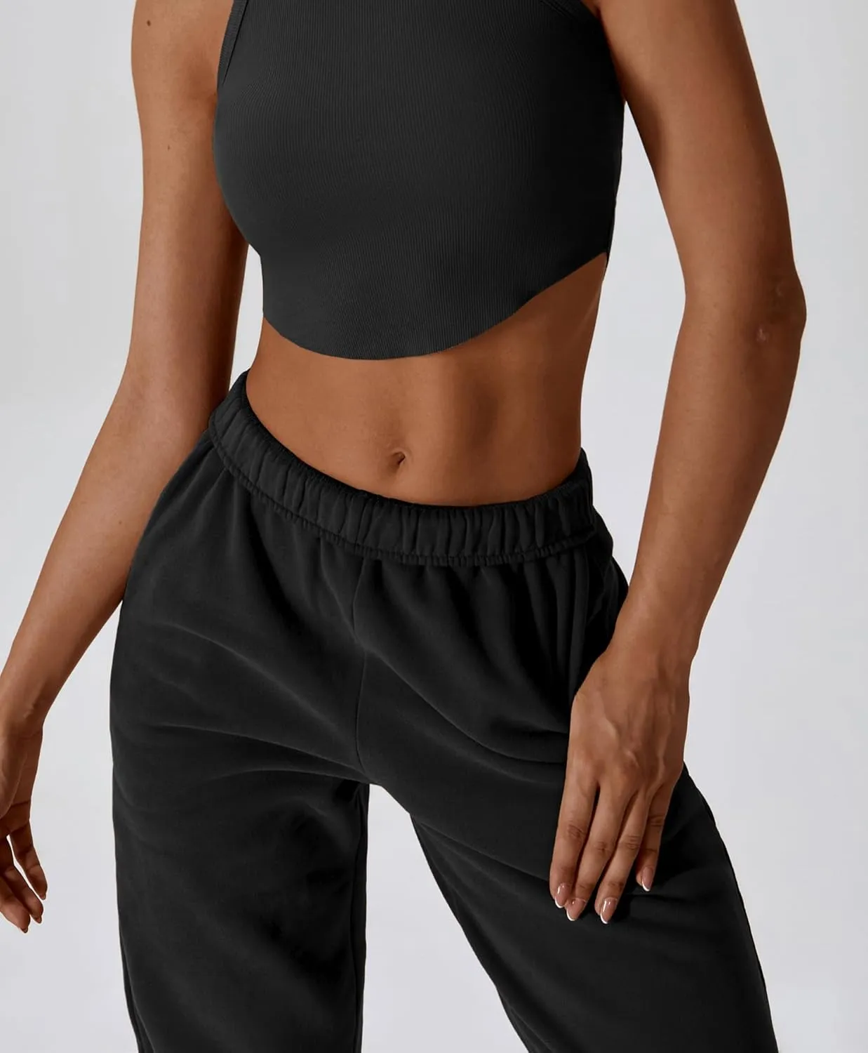 Womens Leisure Sweatpants for 2024 New,Womens Tall Sweatpants,Straight and Wide Leg Sweatpants Women with Pocket