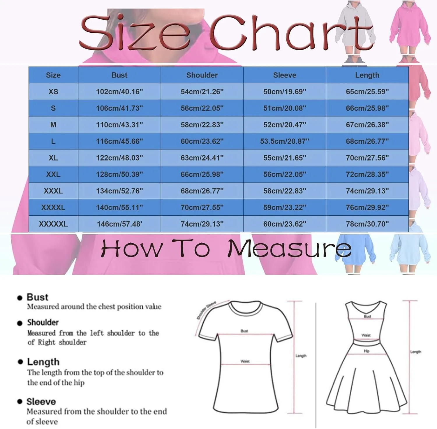 Women's Oversized Fleece Hoodies Basic Pullover Sweatshirt Fall Fashion 2024 Outfits Trendy Y2k Teens Preppy Clothes