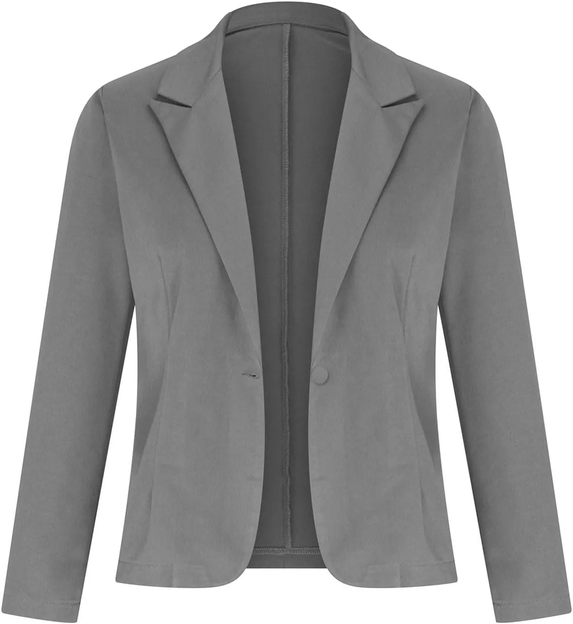 Womens Work Office Blazer 2024 Fashion Business Casual Blazers Lapel Collar Open Front Long Sleeve Suit Jackets
