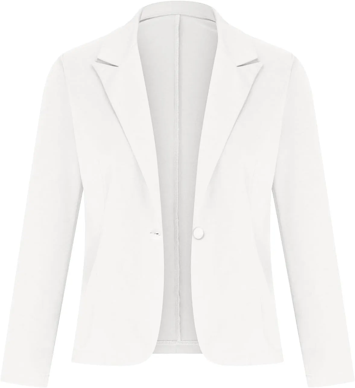 Womens Work Office Blazer 2024 Fashion Business Casual Blazers Lapel Collar Open Front Long Sleeve Suit Jackets