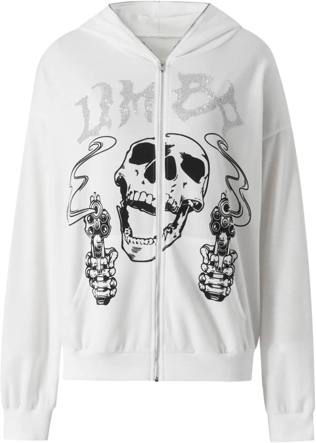 Zip Up Hoodies for Women Y2K Spider Web Print Halloween Hooded Sweatshirt Fleece Hoodie Coat Warm Hoody with Pockets