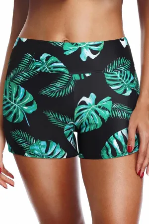 Zmart Women's 3" High Waisted Swim Shorts Full Coverage Swimsuit Bottoms Bathing Suit Boy Shorts